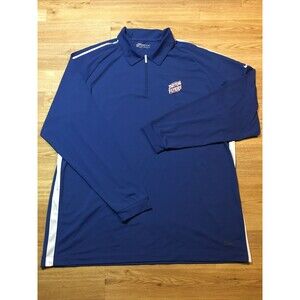 VTG Nike Dayton Flyers Shirt Sz 2XL XXL 1/4 Zip Nylon Polo Pullover NCAA Fit Dry